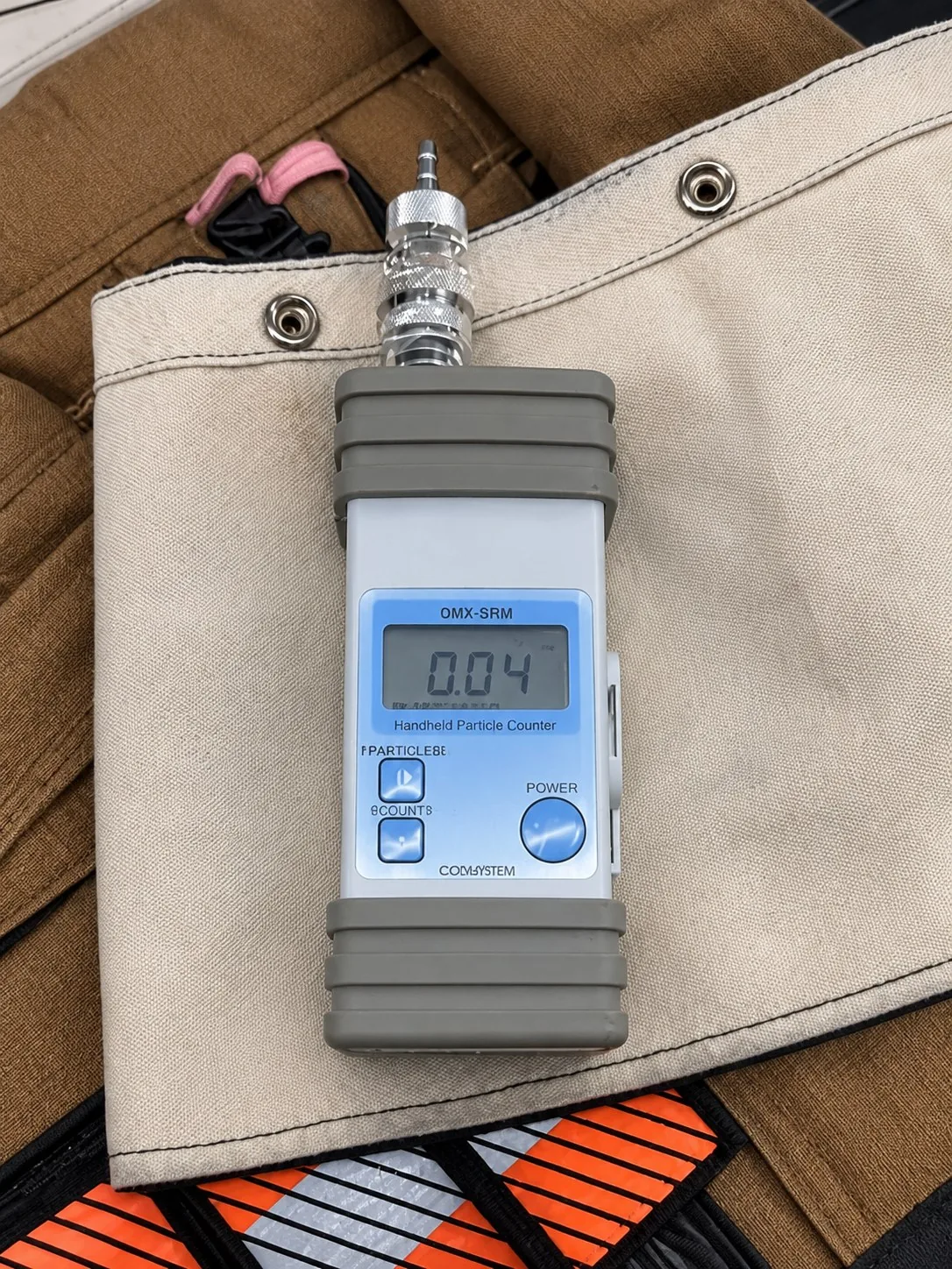 クリーニング後の防火服の臭気センサー値004